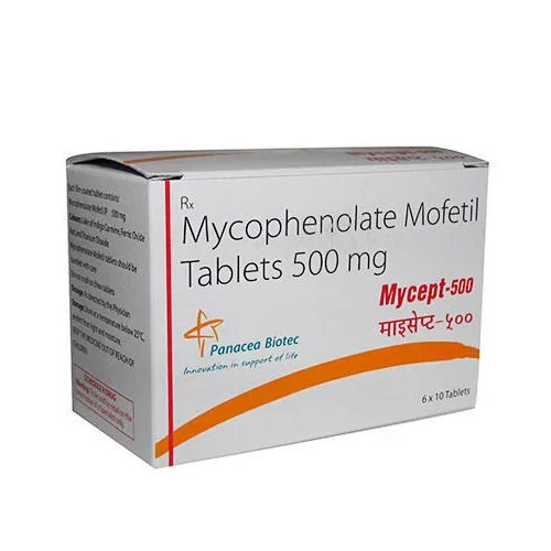 MyCept Intravenous (mycophenolate mofetil hydrochloride for injection) Price In India and Overseas